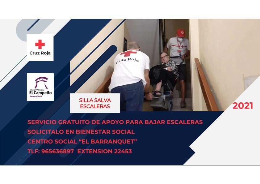 El Ayuntamiento de El Campello pone en marcha un servicio gratuito salvaescalera para personas con problemas de movilidad El Ayuntamiento de El Campello pone en marcha un servicio gratuito salvaescalera para personas con problemas de movilidad