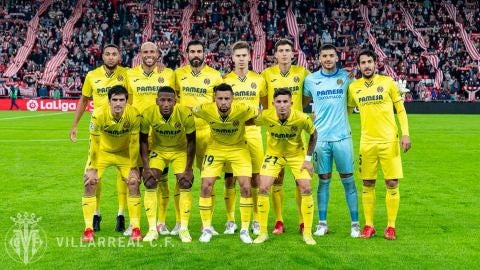 Once del Villarreal en Bilbao