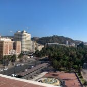 Vistas a la plaza de la Marina, desde el Only YOU Málaga