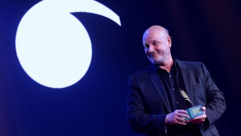 El director argentino Juan Jos&eacute; Campanella recoge su Espiga de Honor en la Seminci de Valladolid