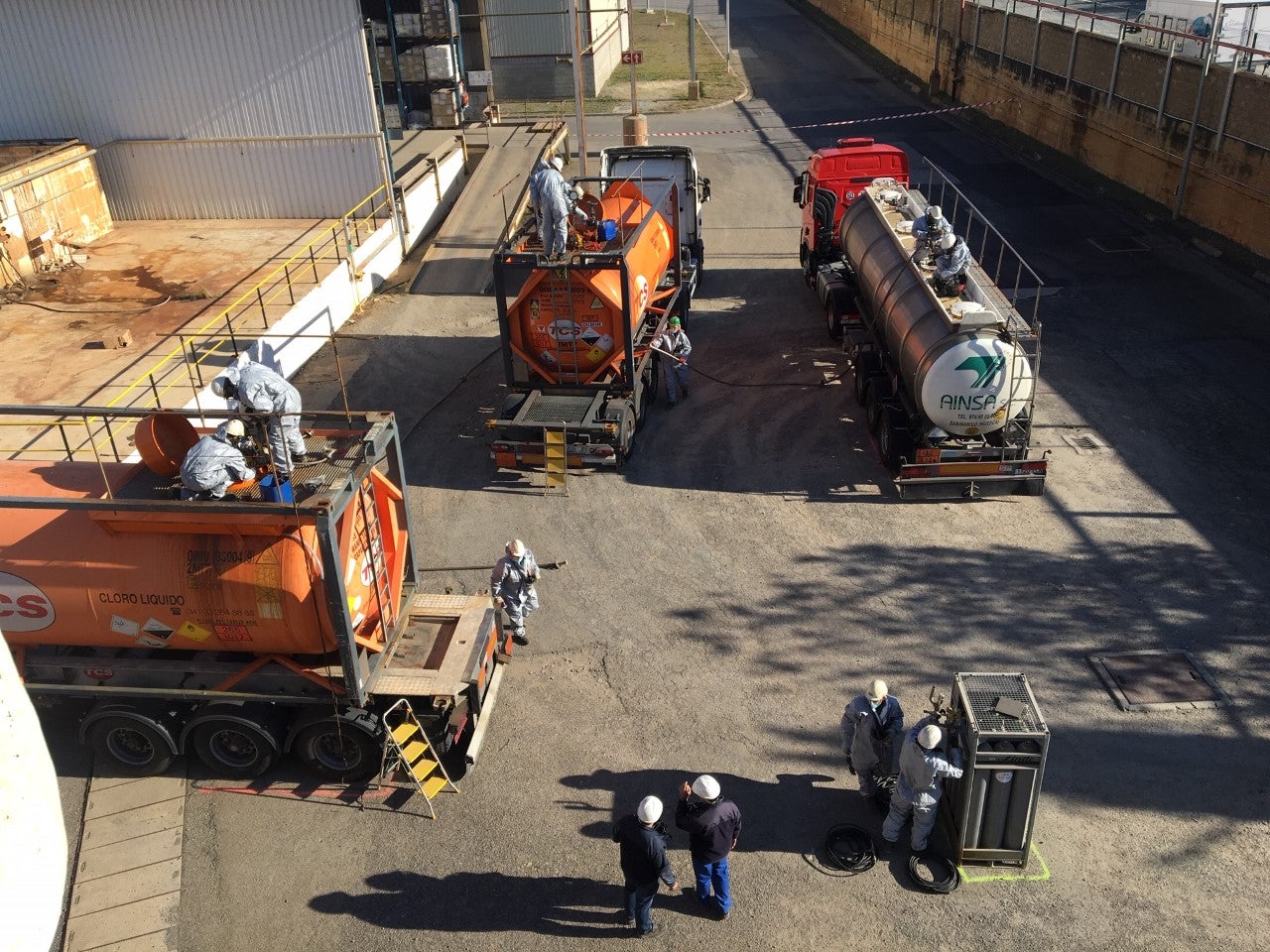 Formación de la UME en Ercros Sabiñánigo Formación de la UME en Ercros Sabiñánigo