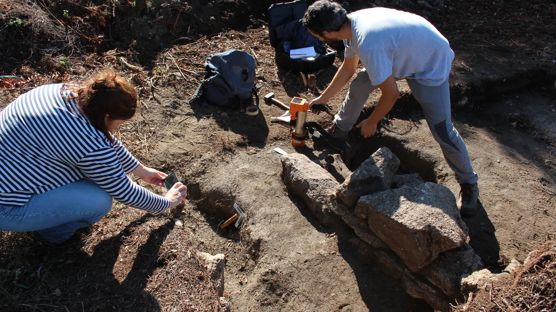 Traballos arqueolóxicos en Vilar de Barrio descubren 15 hectáreas dun xacemento único en Galicia