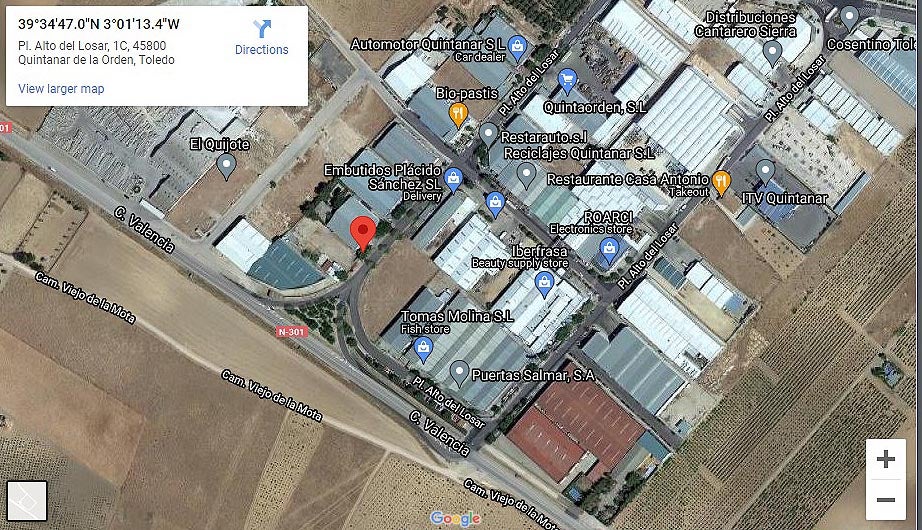 Salen a licitación las obras de acceso al Polígono Industrial de Quintanar de la Orden Salen a licitación las obras de acceso al Polígono Industrial de Quintanar de la Orden