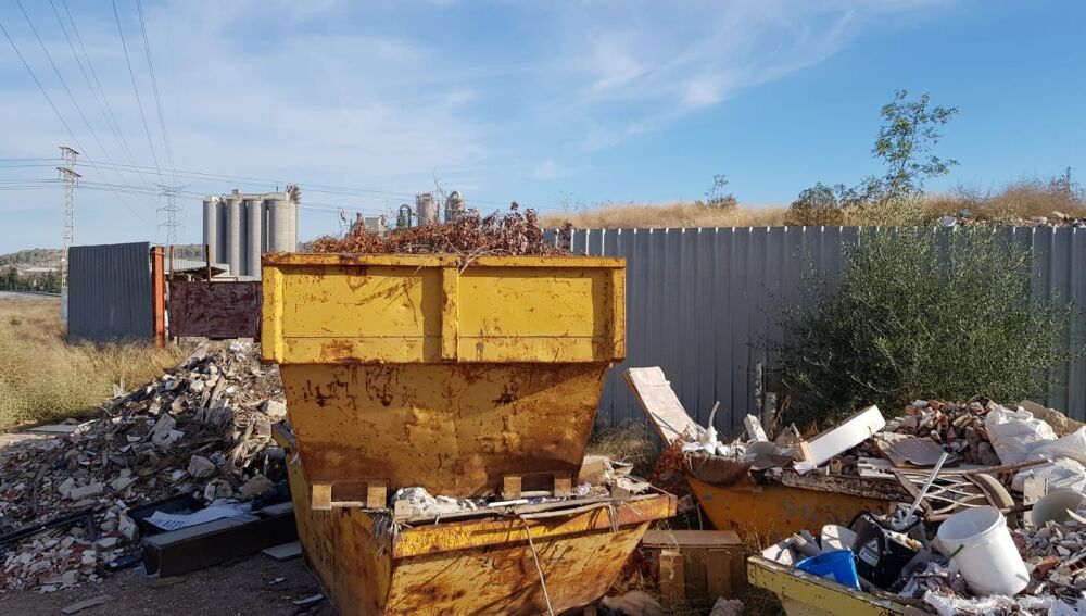 Uno de los puntos de vertido de deshechos