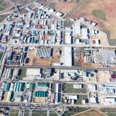 Imagen aérea polígono industrial de Manzanares