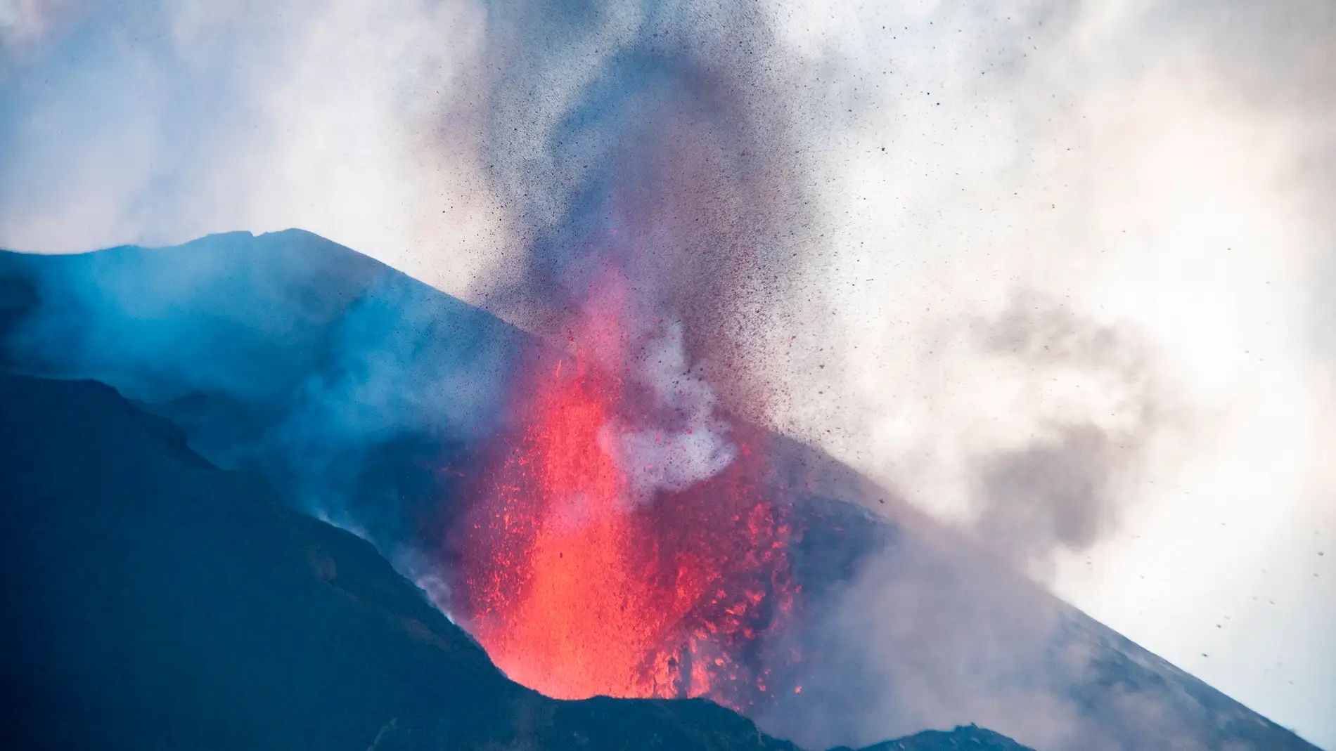 El volcán de La Palma 