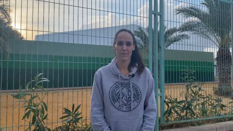 Llanos Trigueros, en el Polideportivo Carrús de Elche. Llanos Trigueros, en el Polideportivo Carrús de Elche.