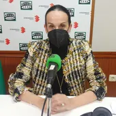 Eva Masías en los estudios de Onda Cero Ciudad Real Eva Masías en los estudios de Onda Cero Ciudad Real