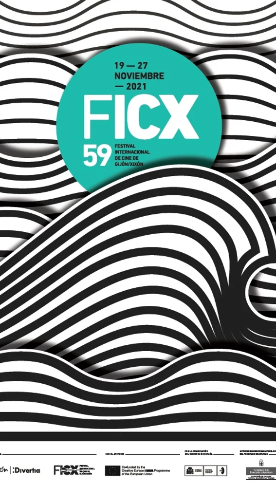 Cartel del 59 Festival Internacional de Cine de Gijón