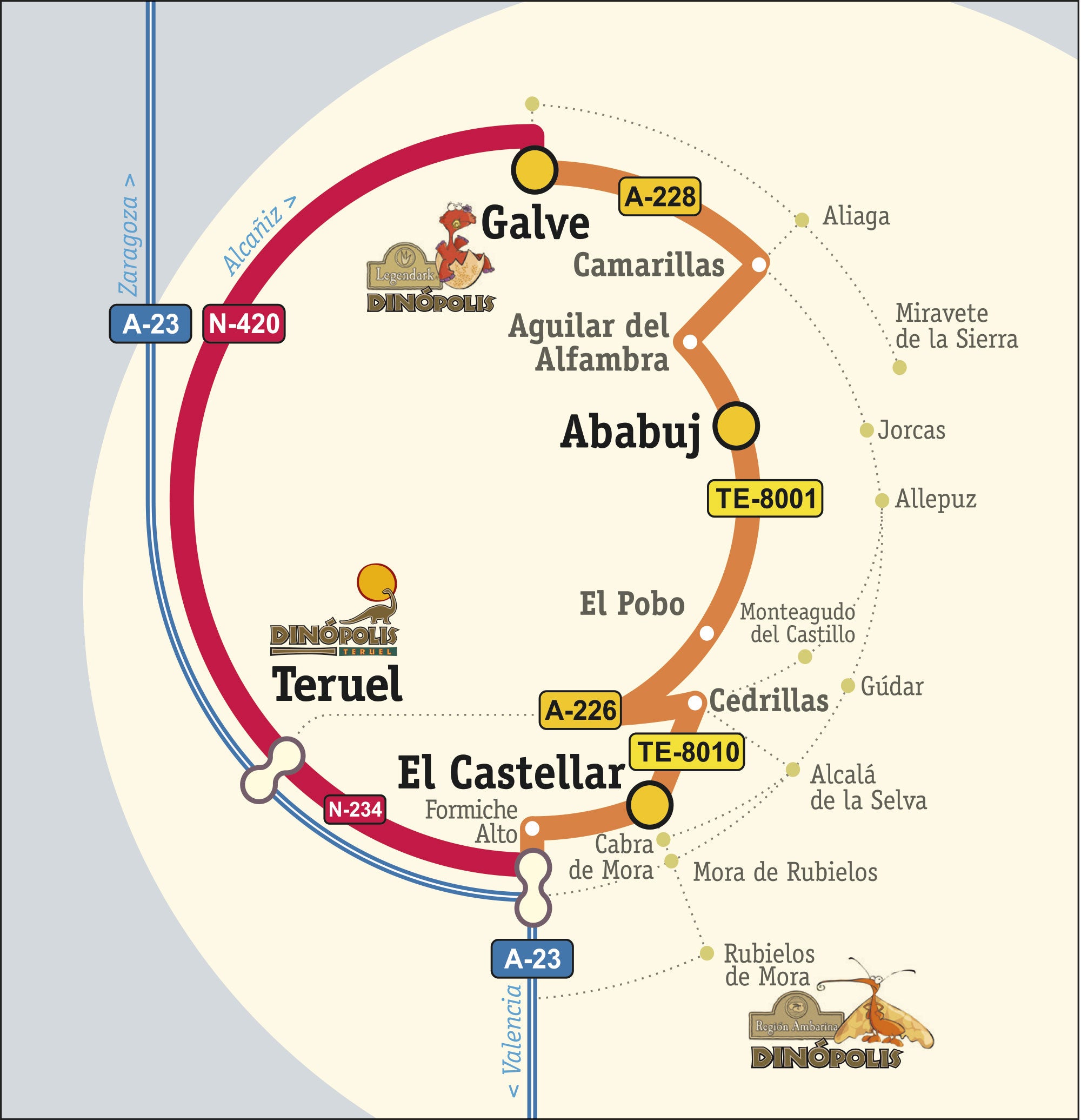 Una ruta paleontológica por Teruel Una ruta paleontológica por Teruel