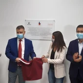 Descubrimiento de la placa en el acto de inauguración de la sede de "Oretania" en Ciudad Real Descubrimiento de la placa en el acto de inauguración de la sede de "Oretania" en Ciudad Real