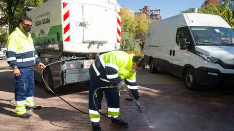 Vuelven las limpiezas intensivas a las calles de Alcalá de Henares Vuelven las limpiezas intensivas a las calles de Alcalá de Henares