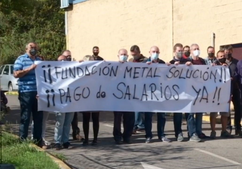 "Llevamos siete meses sin cobrar" "Llevamos siete meses sin cobrar"