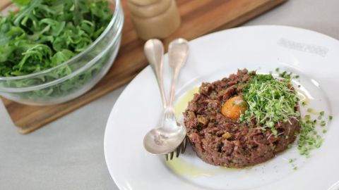 Receta de steak tartar de pato de Robin Food