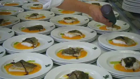 Calabaza con bacalao Calabaza con bacalao