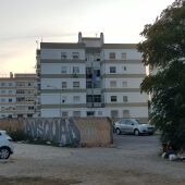 Zona del aparcamiento del Tejar en El Puerto