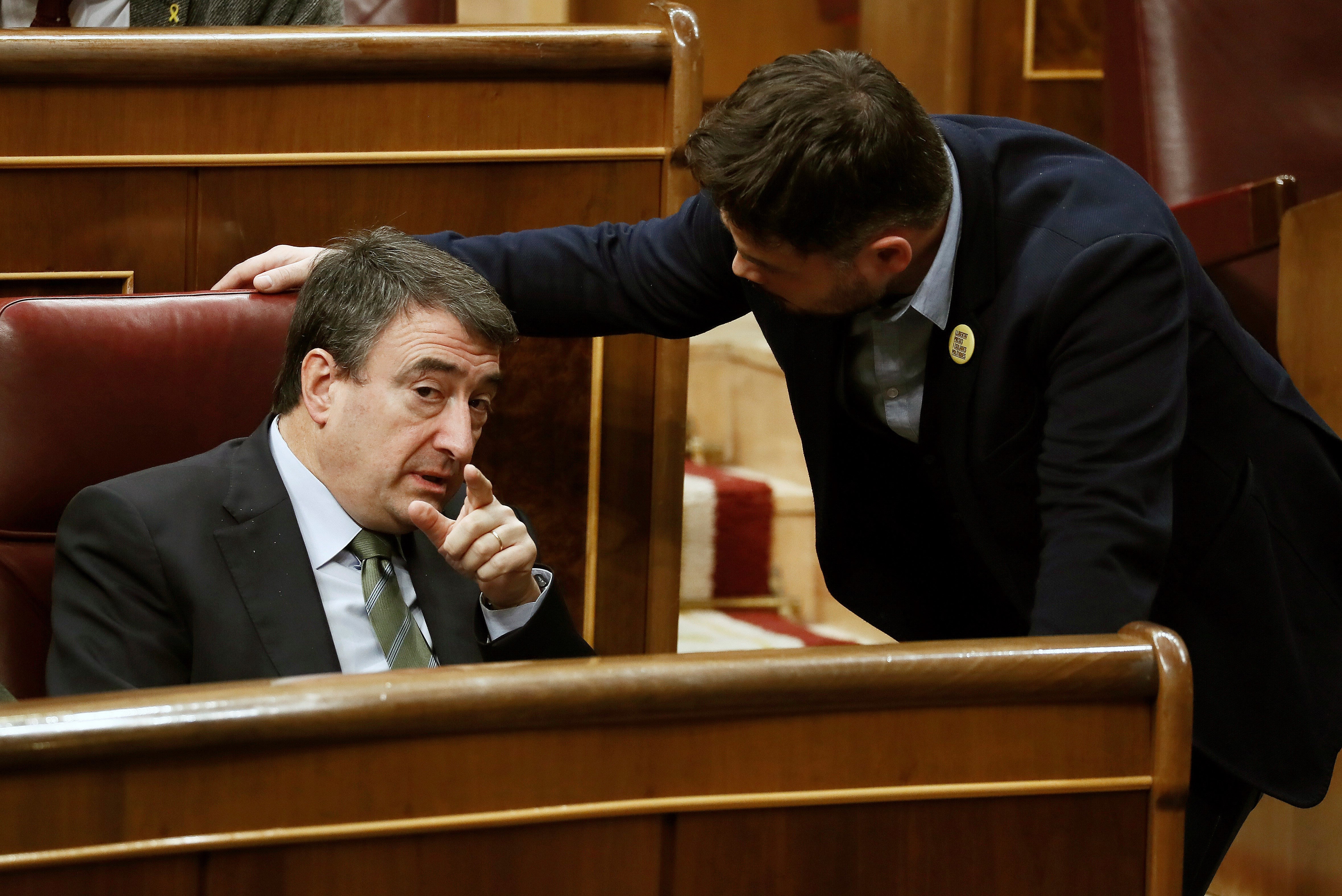 ERC, PNV y EH Bildu no presentarán enmiendas a la totalidad a los presupuestos ERC, PNV y EH Bildu no presentarán enmiendas a la totalidad a los presupuestos