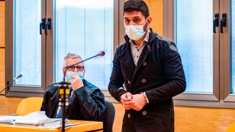 El acusado durante el juicio celebrado en la Audiencia de Ciudad Real