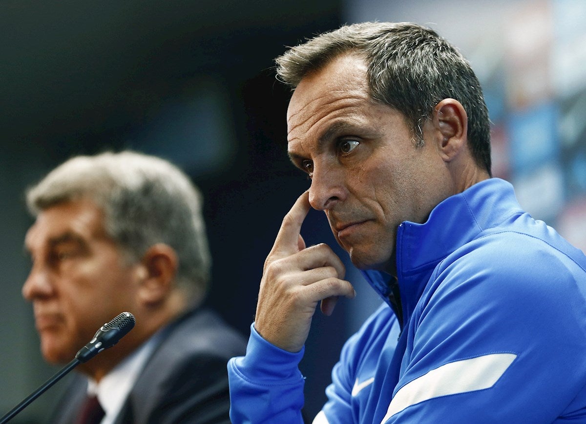 Laporta cree que el cese de Koeman ha llegado tarde Laporta cree que el cese de Koeman ha llegado tarde