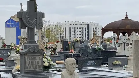 Busto sobre la tumba de "Federico, popular camarero de bar en la Castelar" Busto sobre la tumba de "Federico, popular camarero de bar en la Castelar"