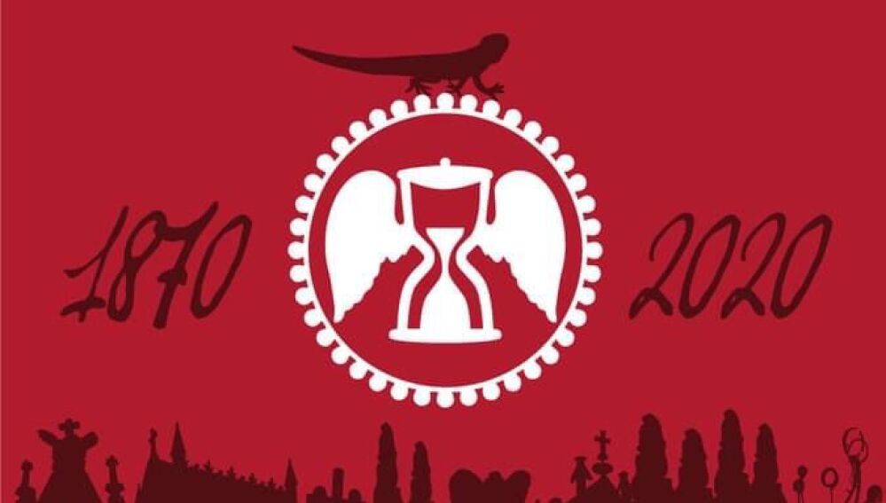 Logo 150 aniversario del cementerio de Alcázar de San Juan