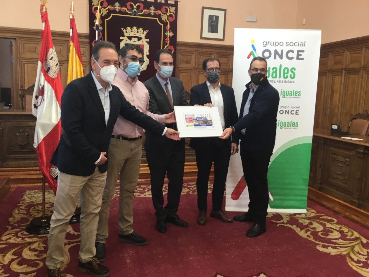 La Plaza de Abastos de Palencia protagoniza el cupón de la ONCE La Plaza de Abastos de Palencia protagoniza el cupón de la ONCE