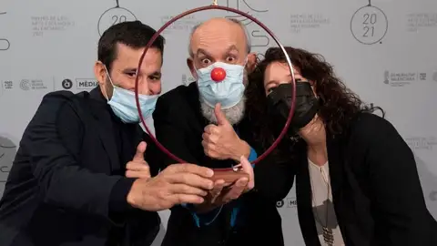 Vicent Marzá, Sergio Claramunt, Payasospital, y Anna Marí. Vicent Marzá, Sergio Claramunt, Payasospital, y Anna Marí.