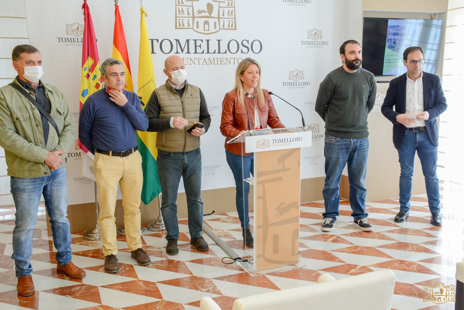 La alcaldesa de Tomelloso anima a participar en la Jornada de Reforestación La alcaldesa de Tomelloso anima a participar en la Jornada de Reforestación