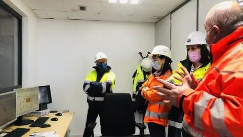 Visita de Hugo Morán a las instalaciones de Cogersa Visita de Hugo Morán a las instalaciones de Cogersa