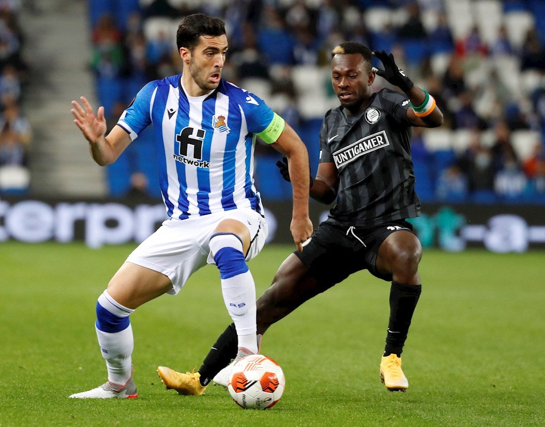 Mikel Merino, duda para medirse a Grecia Mikel Merino, duda para medirse a Grecia