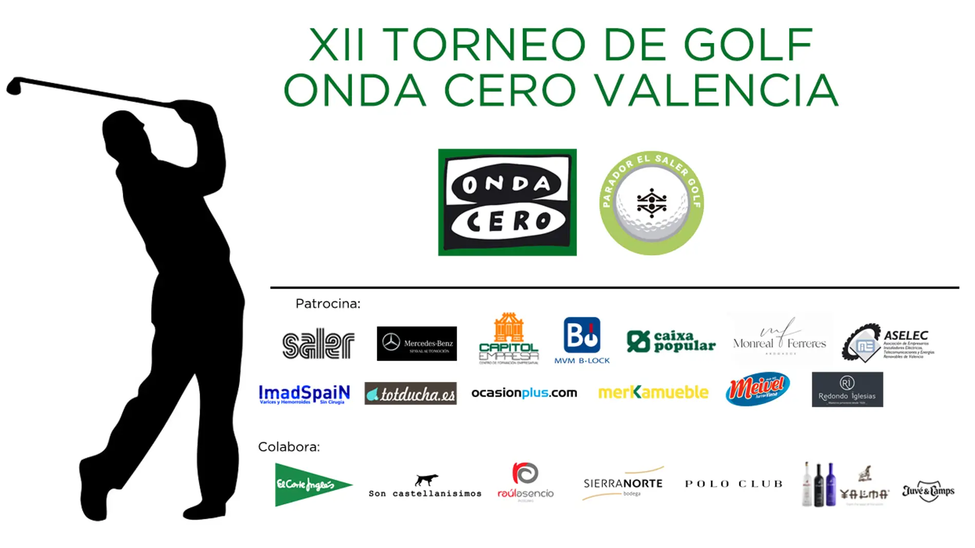 XII Torneo de golf Onda Cero Valencia