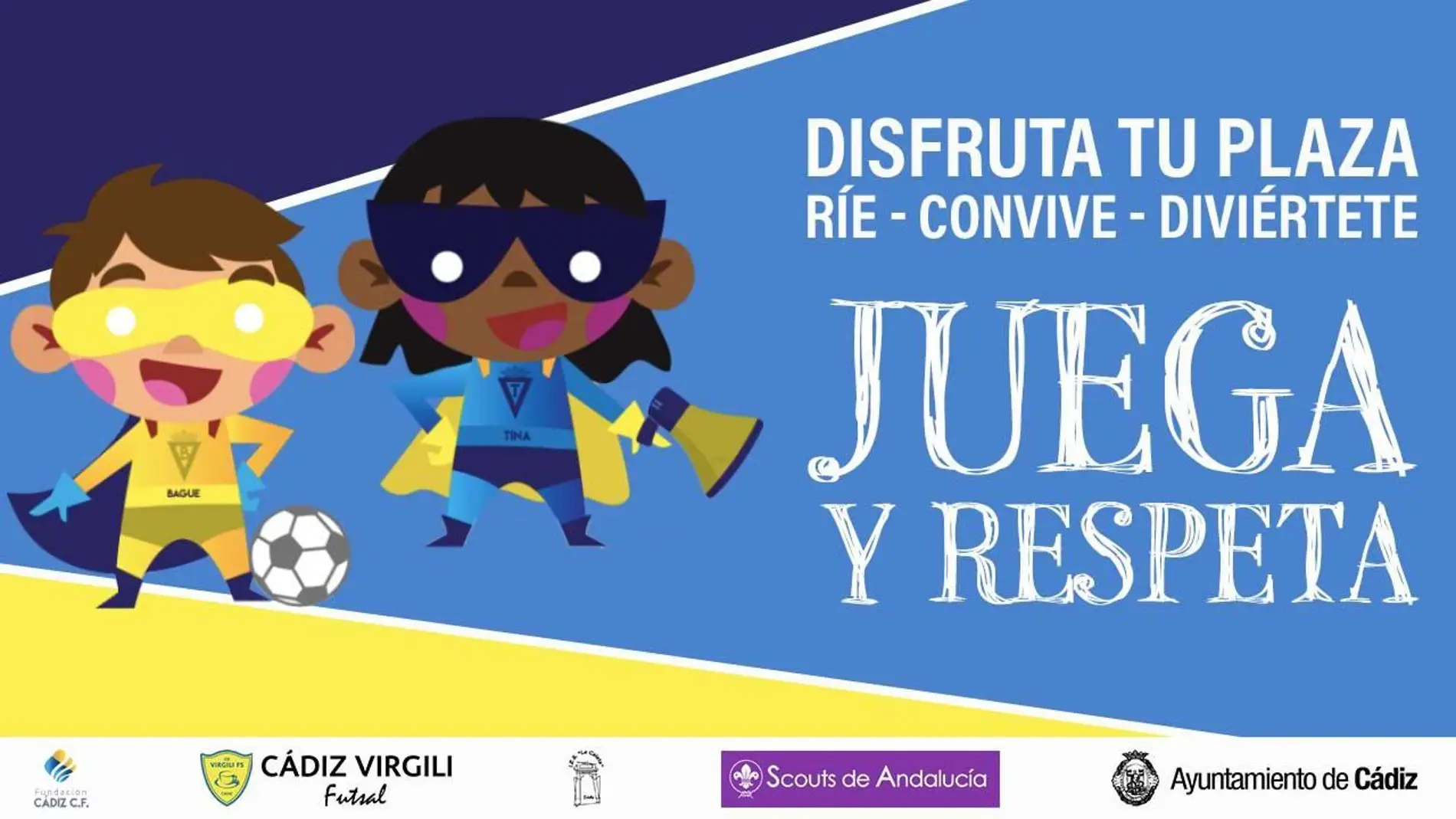 Cartel oficial de la campaña del Cádiz CF