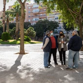 Instantes de la visita a la zona recientemente inaugurada y remozada Instantes de la visita a la zona recientemente inaugurada y remozada