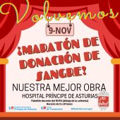 Maratón de donación de sangre del Hospital Príncipe de Asturiass
