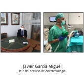 Javier García Miguel, jefe del servicio de anestesioplogía