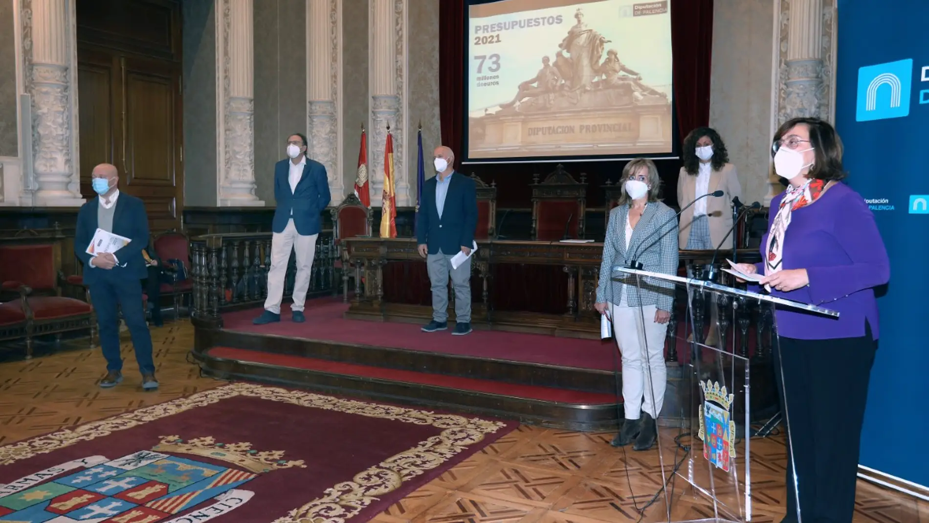 La Diputación de Palencia plantea en 2022 un presupuesto de más de ochenta millones de euros