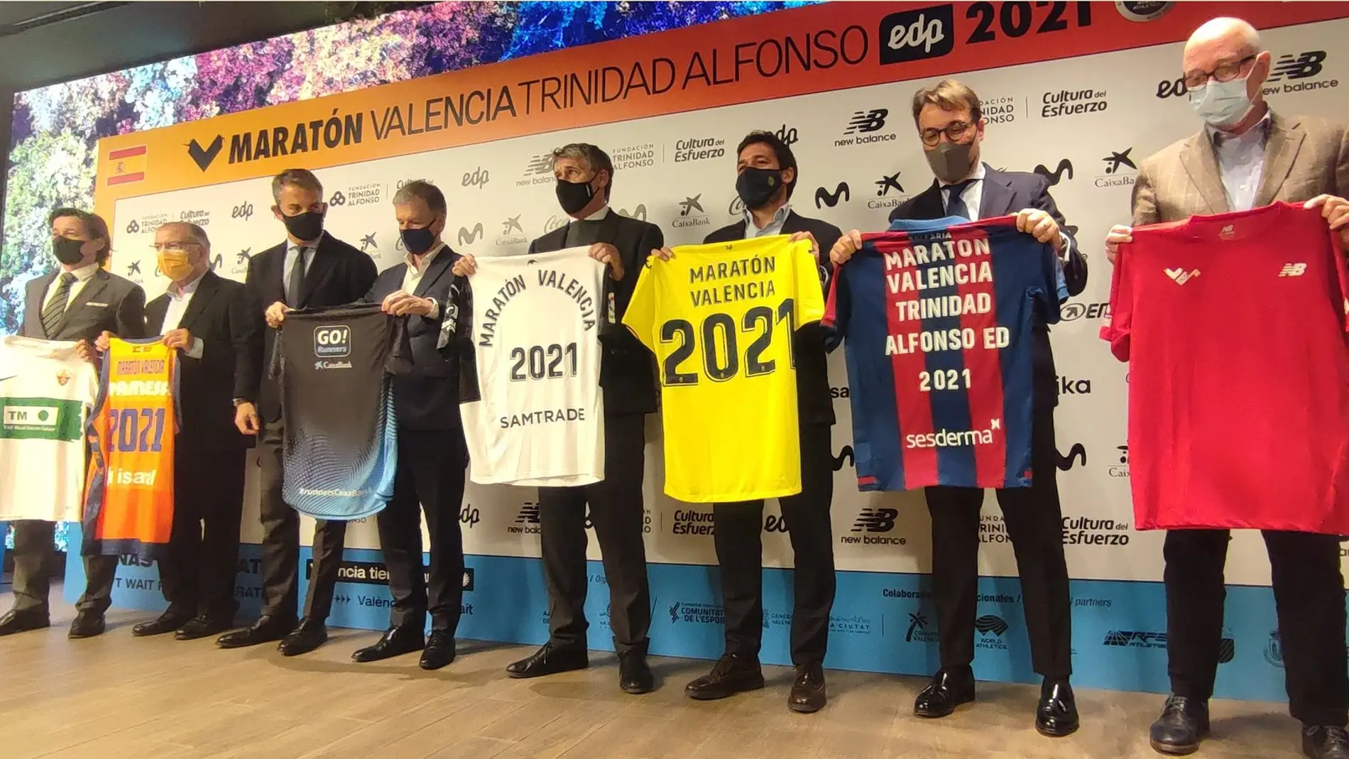 Los grandes clubes de élite valencianos apoyan el Maraton Valencia Trinidad Alfonso EDP