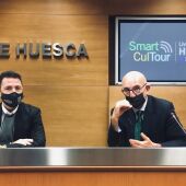 Fernando Blasco y Raúl Compes en la presentación de SmartCulTour.