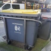 Contenedor de basura en A Coruña