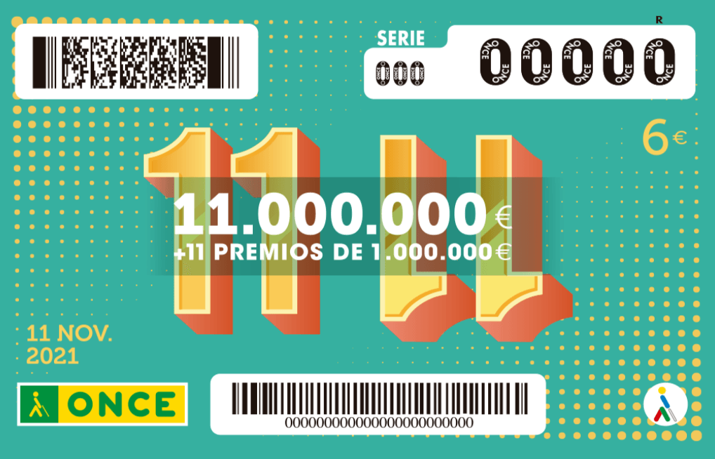 Estos son los premios del sorteo 11 del 11 de la ONCE de hoy: lista completa Estos son los premios del sorteo 11 del 11 de la ONCE de hoy: lista completa
