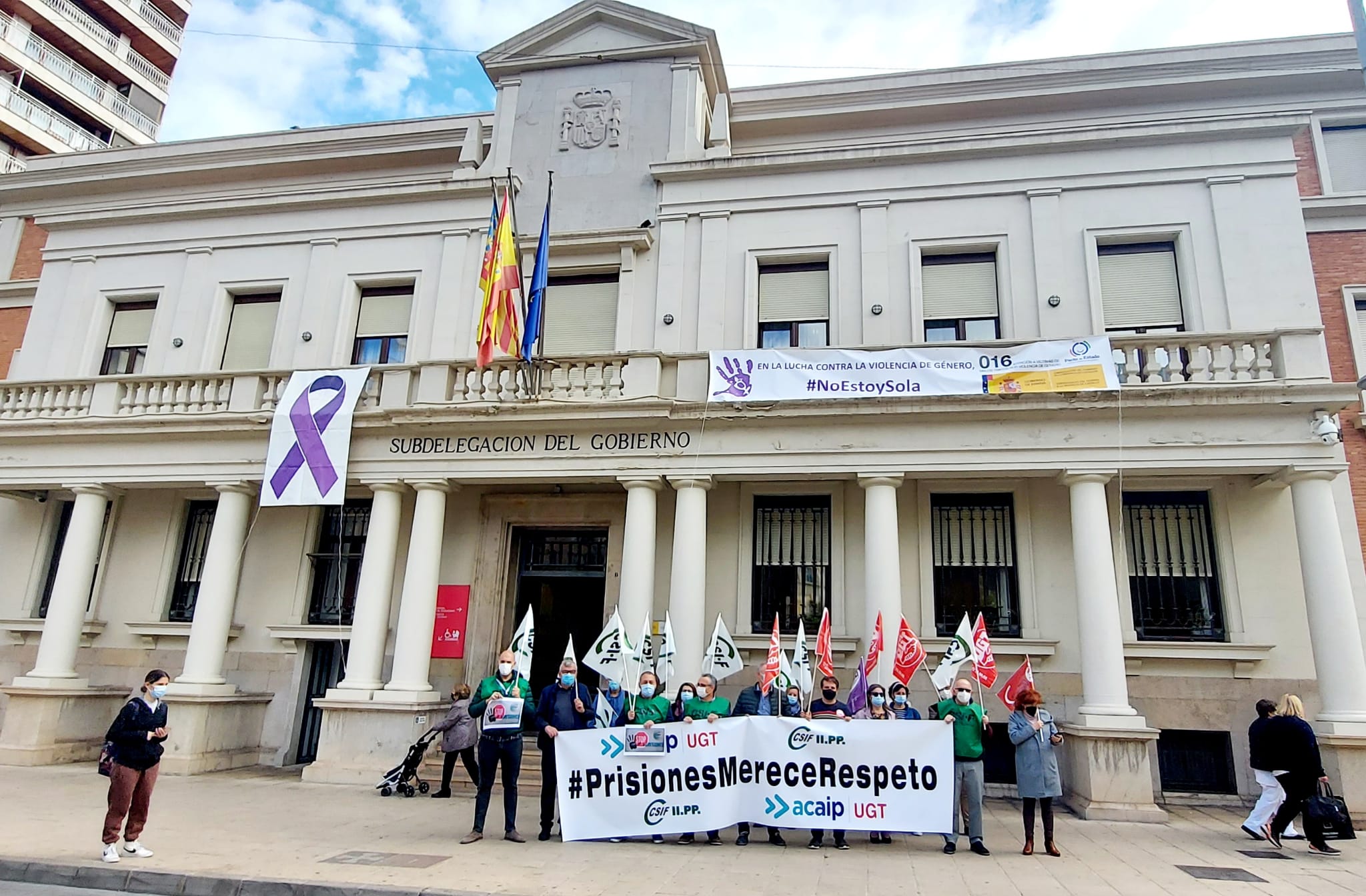 Los sindicatos reclaman en Castellón “respeto” para el personal de prisiones Los sindicatos reclaman en Castellón “respeto” para el personal de prisiones