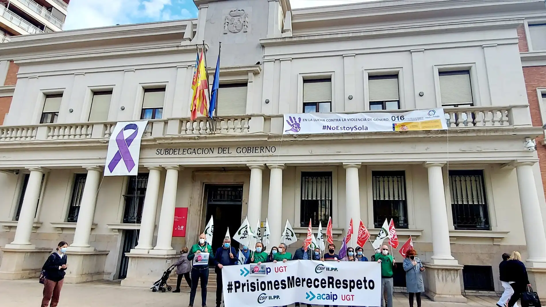 Los sindicatos reclaman en Castellón “respeto” para el personal de prisiones
