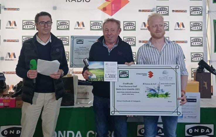 Éxito rotundo del XI Torneo de Golf Onda Cero Alicante Klinik PM Éxito rotundo del XI Torneo de Golf Onda Cero Alicante Klinik PM