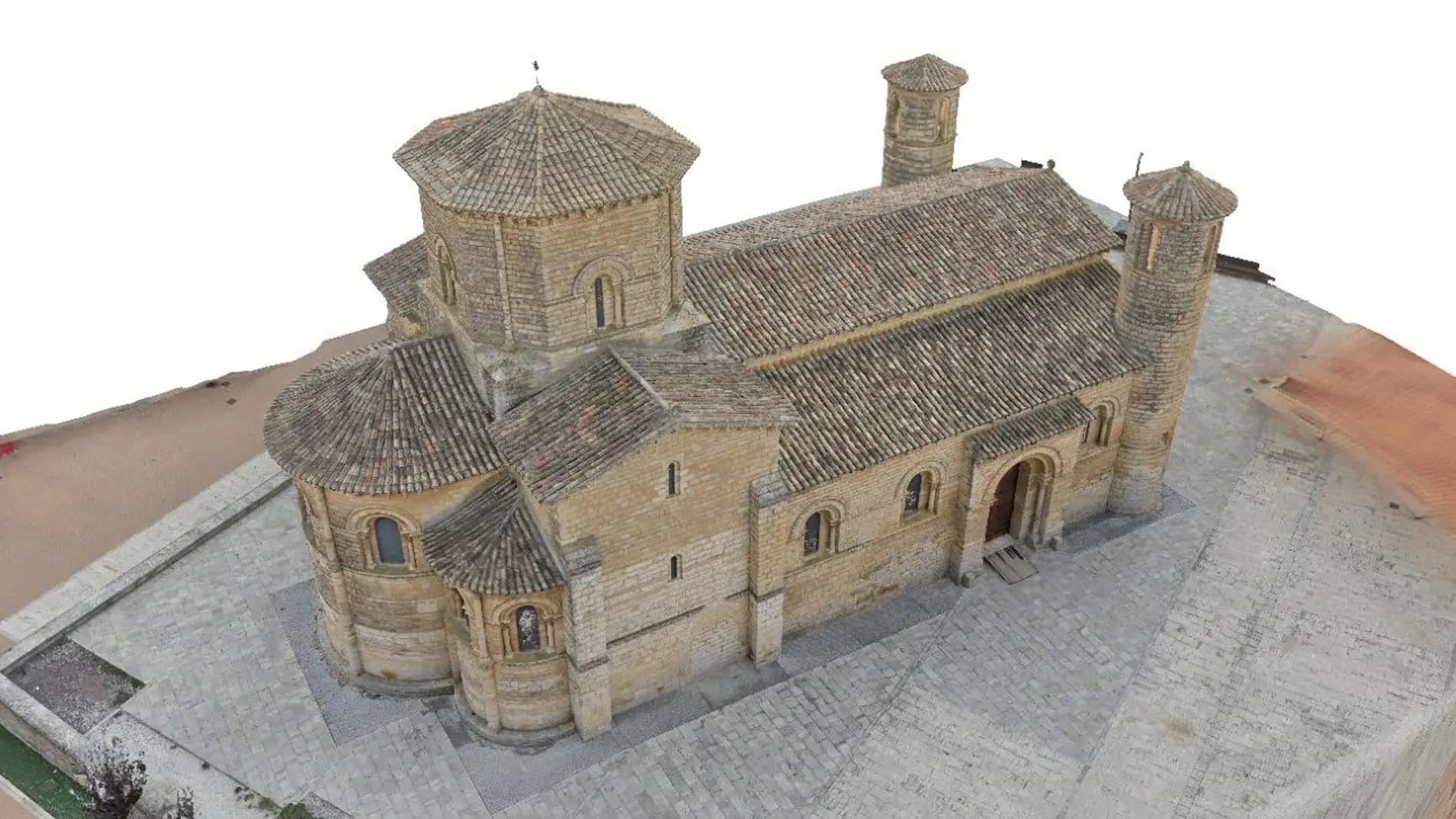 La Junta y la Asociación Cluny Ibérica recrean en 3D la iglesia de San Martín de Frómista