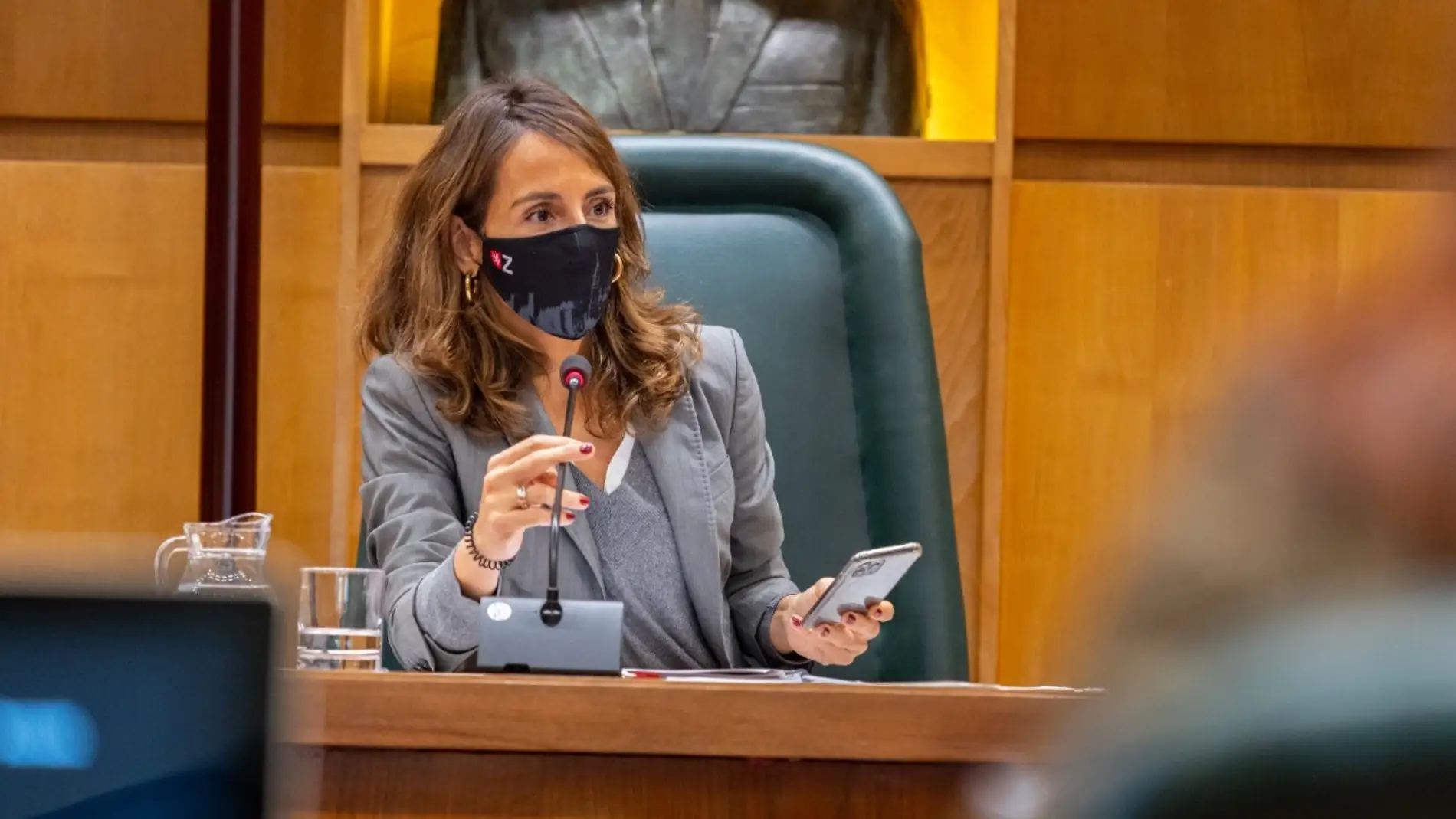 La consejera de Hacienda, María Navarro, exige un fondo de compensación