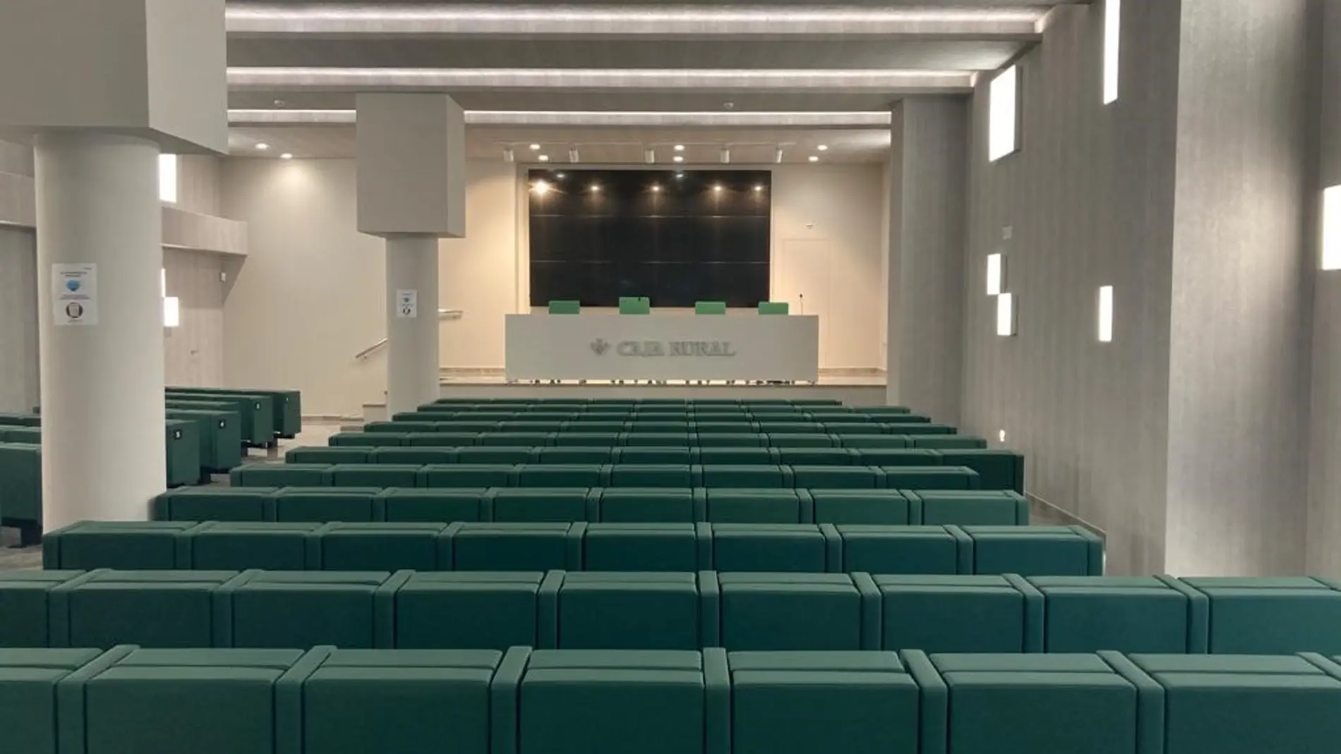 Imagen del salón del nuevo centro cultural