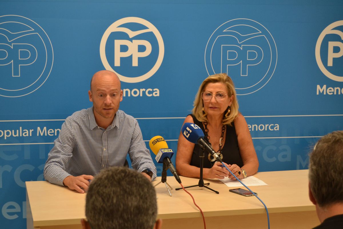 El PP pide al Gobierno 57 millones más para Menorca El PP pide al Gobierno 57 millones más para Menorca