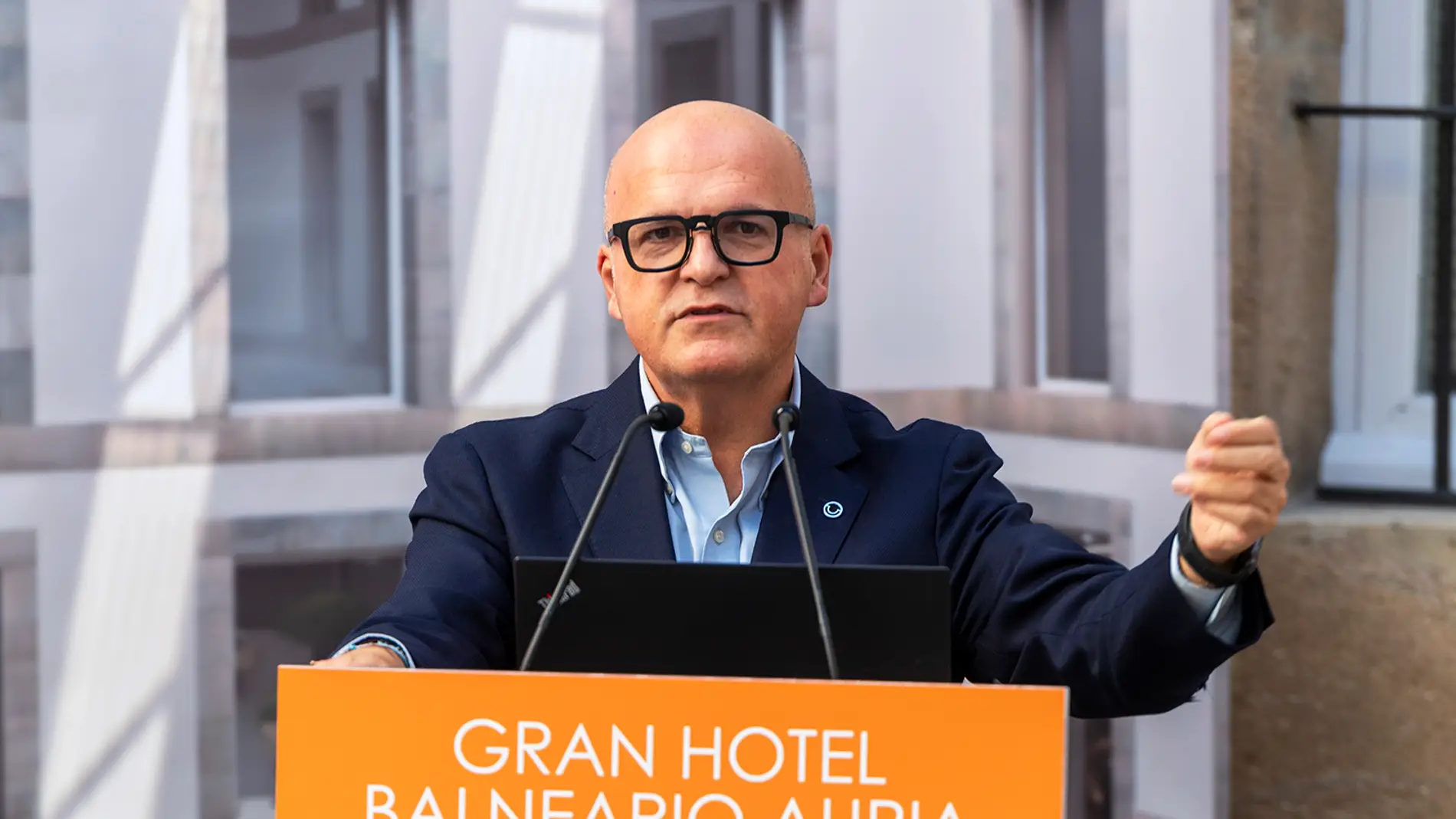 Manuel Baltar &quot;Ourense e a provincia poderán presumir do hotel balneario máis moderno&quot;