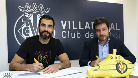 Albiol junto a Fernando Roig Albiol junto a Fernando Roig