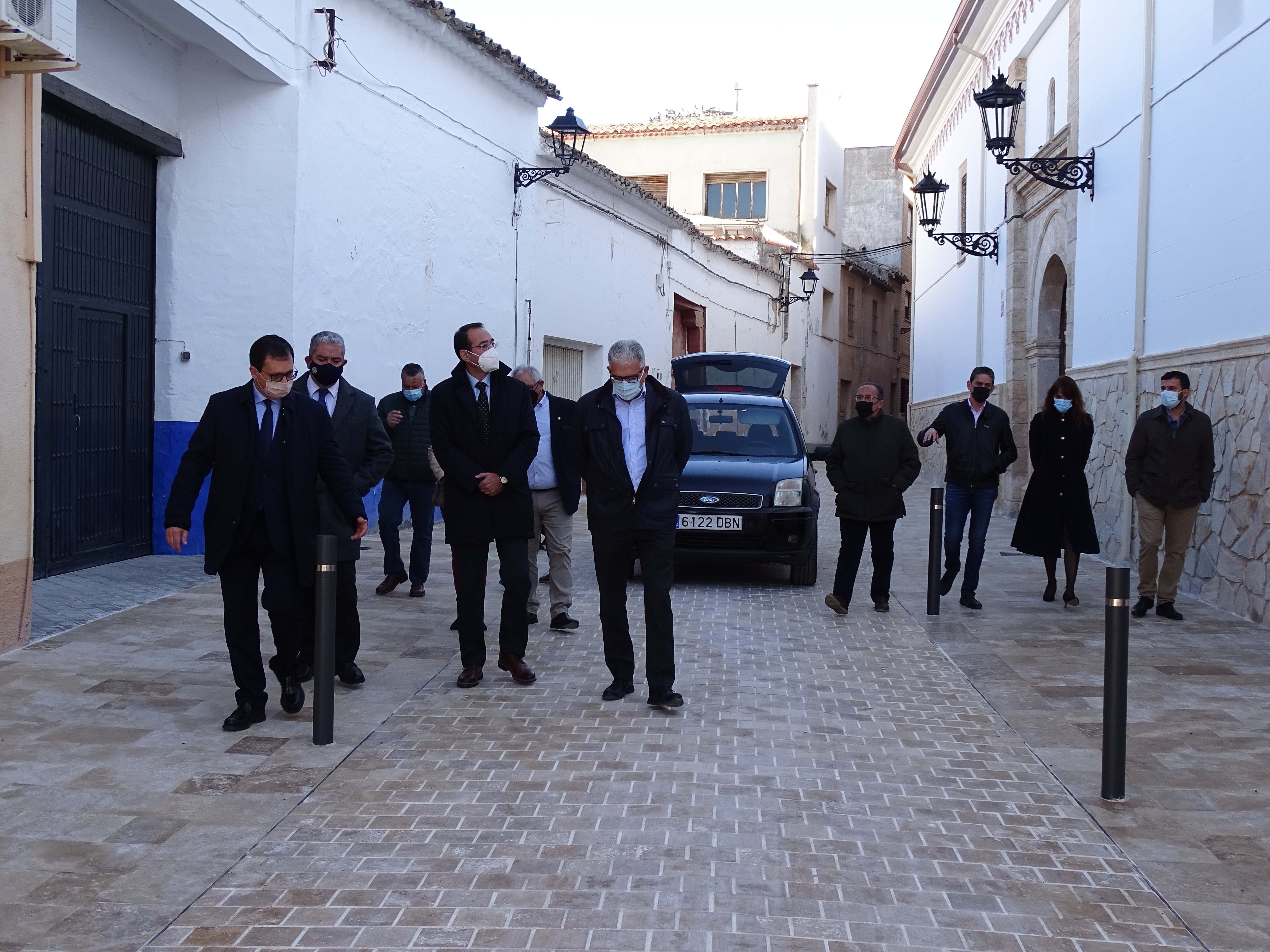Quintanar recepciona las obras de las calles Virgen y La Piedad tras su remodelación Quintanar recepciona las obras de las calles Virgen y La Piedad tras su remodelación